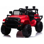 Elektrické autíčko - Jeep Dark Night - nelakované - červené